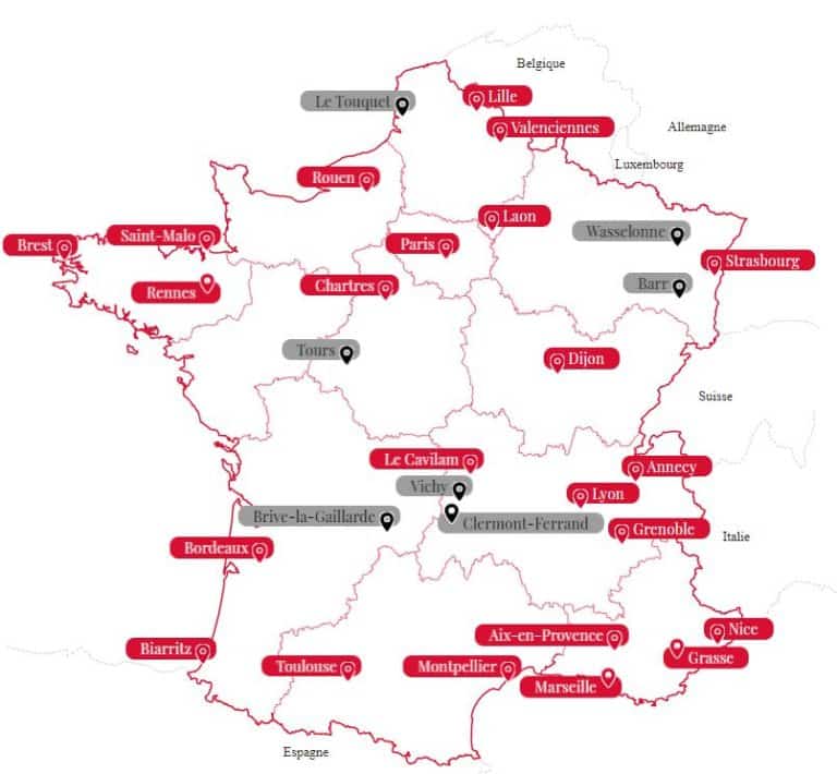 Le réseau • Alliance française le Touquet